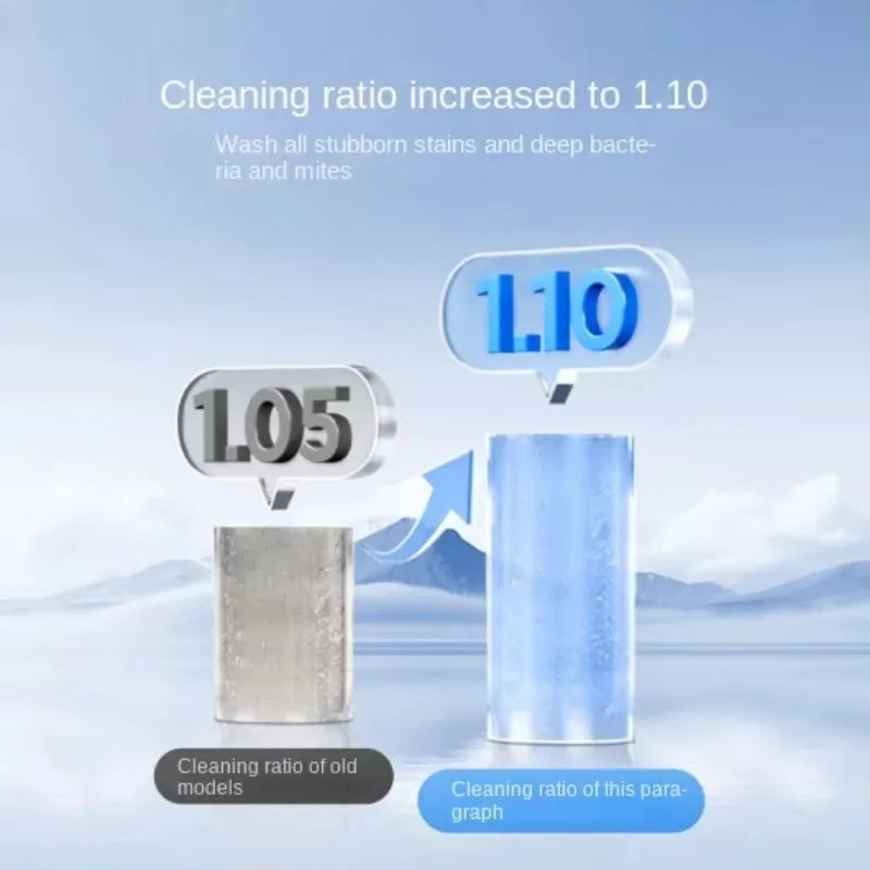 Tidesmit 10kg front-load washing machine featuring intelligent frequency conversion technology and plastic housing