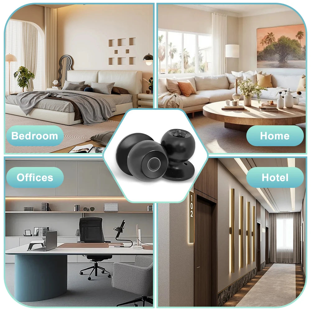 Tuya Smart Home Door Lock 3-in-1 Key / Fingerprint / Smart Life APP Unlock Hotel Apartment Warehouse Smart Door Locks