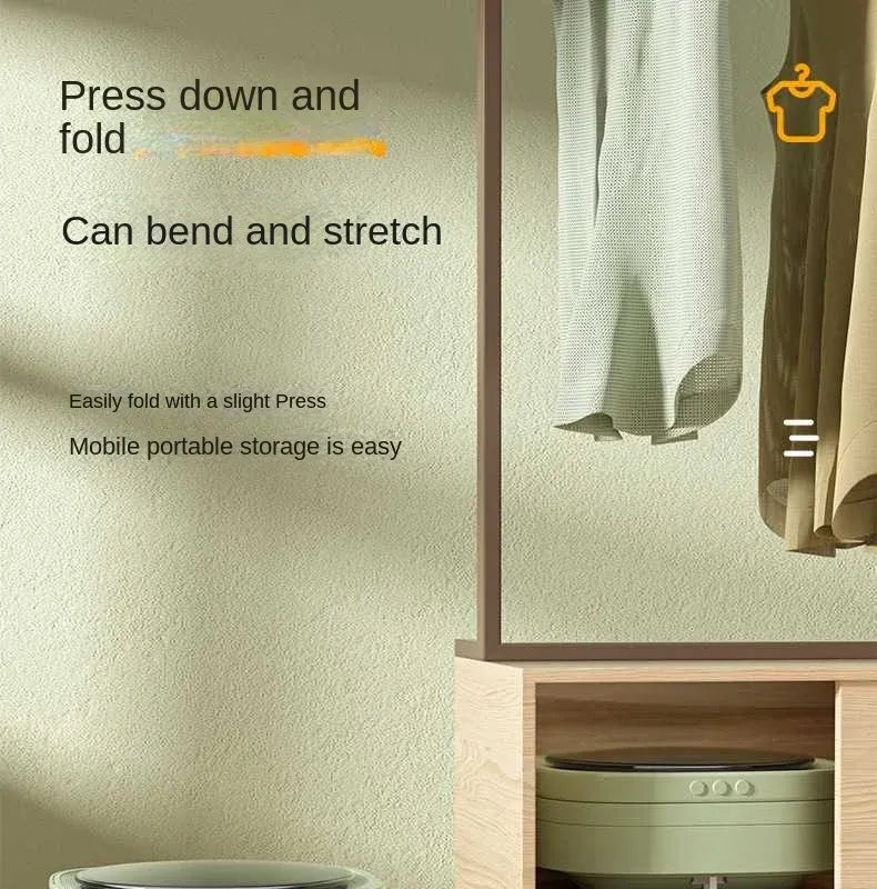 Foldable Portable Mini Washing Machine 220V