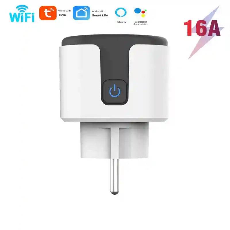 Tidesmit Wifi Smart Plug 16A with Energy Monitor & Voice Control Socket 16A WB China Mainland Tidesmit