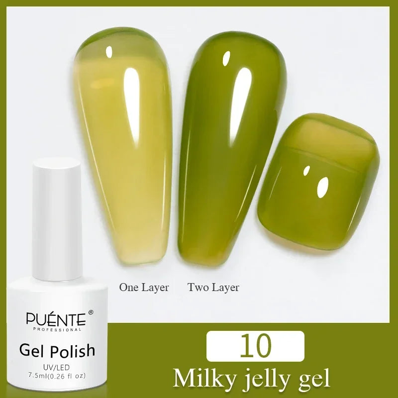 3D Sculpture Gel Nail Polish 15ml - Professional Soak Off Formula Permanent Makeup Machines milky jelly gel 10 Tidesmit