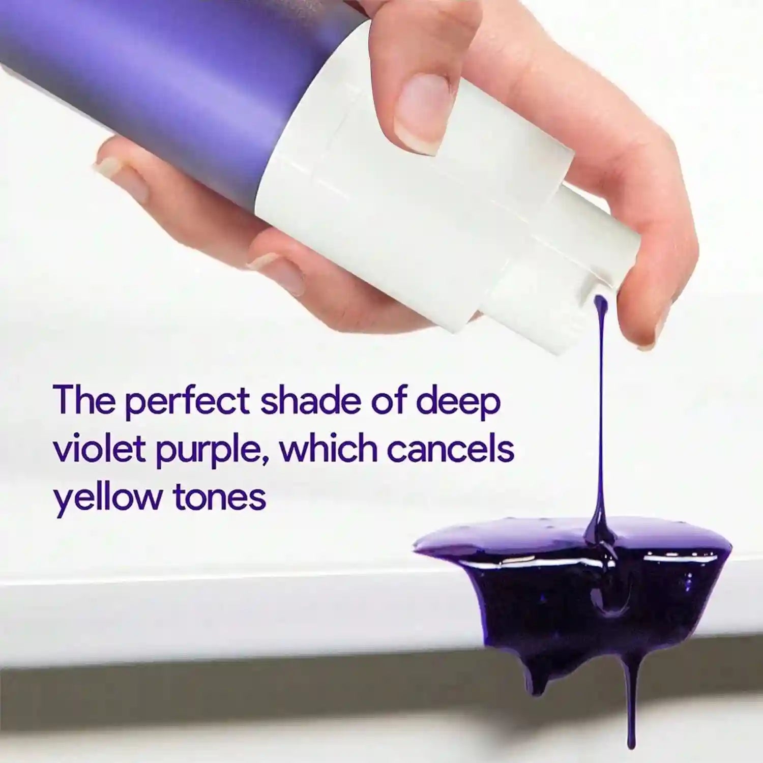 Tidesmit purple corrector serum toothpaste for teeth whitening and removing stubborn yellow stains for fresh breath