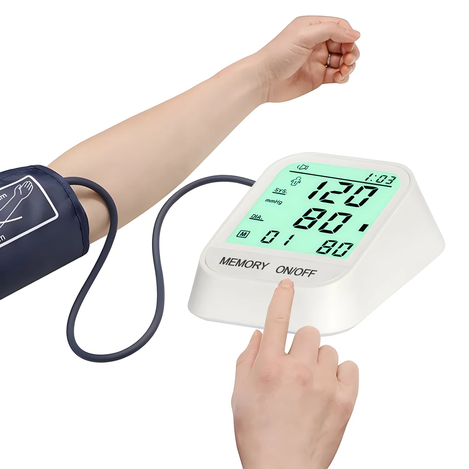 New Blood Pressure Monitor Upper Arm Automatic Tonometer Digital Tensiometer BP Monitor Medical Sphygmomanometer Health Care