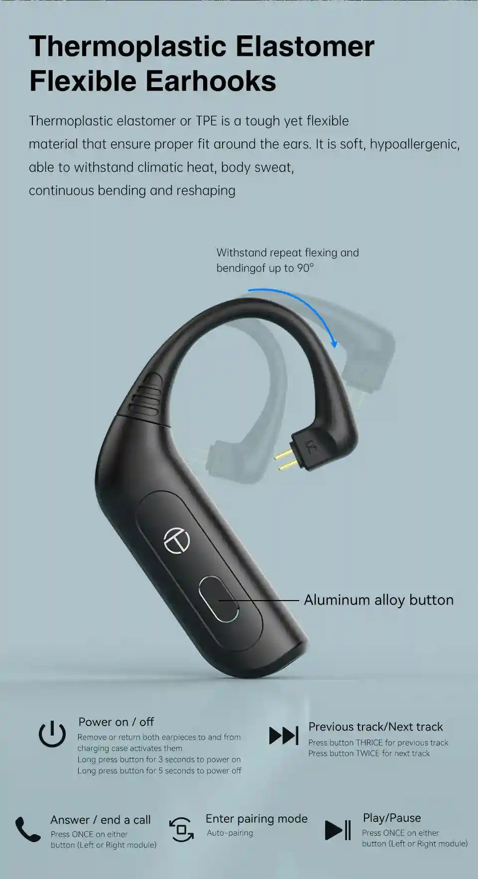 Bluetooth Earphone Upgrade Cable Module - HiFi Wireless Audio Module Tidesmit