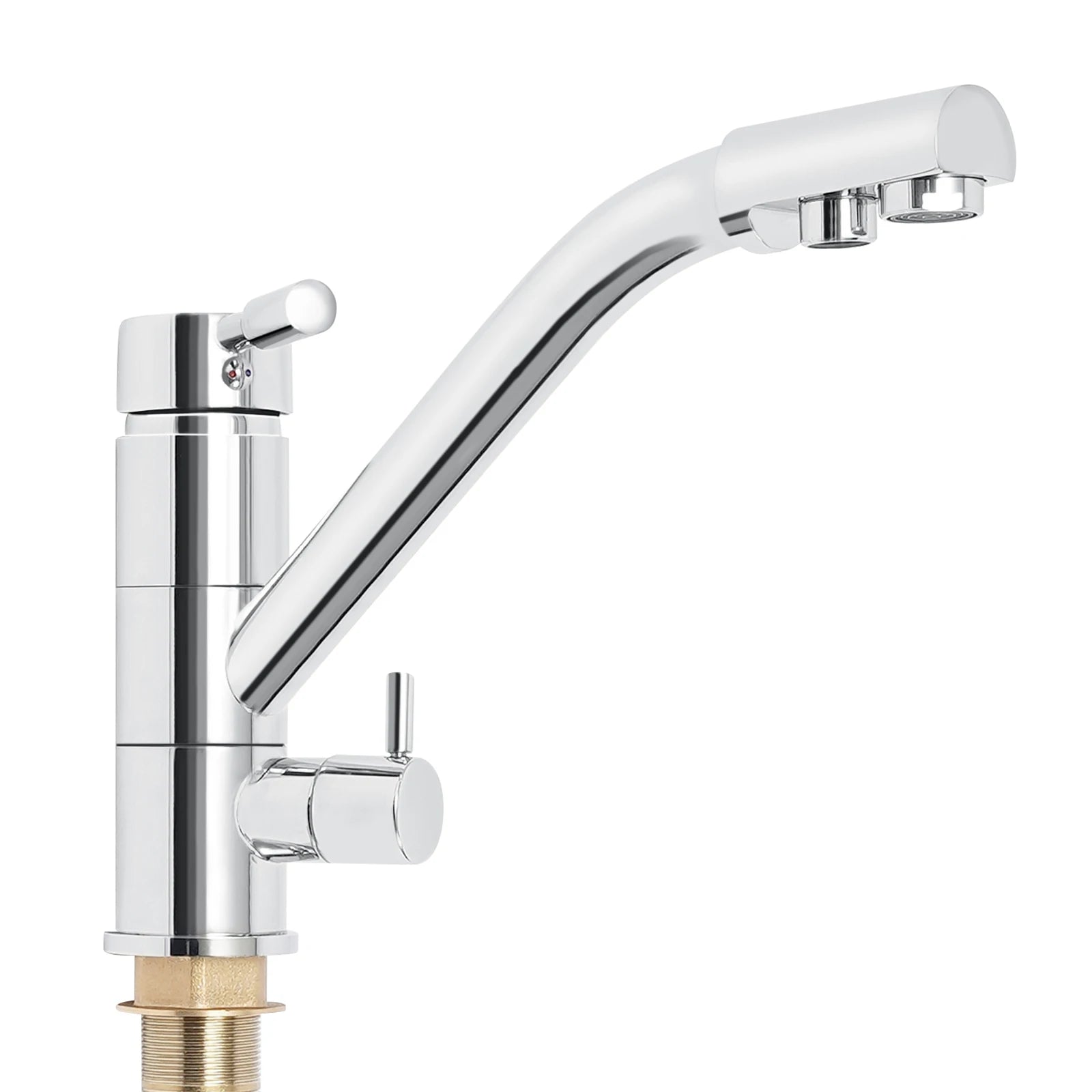 3 in 1 Water Filter Tap 360° Rotatable Three-Way Kitchen Faucet Hot and Cold Water Osmosis System Tap
