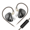 KZ Castor Dual Driver Wired In-Ear Monitors by Tidesmit black with mic China Mainland Tidesmit