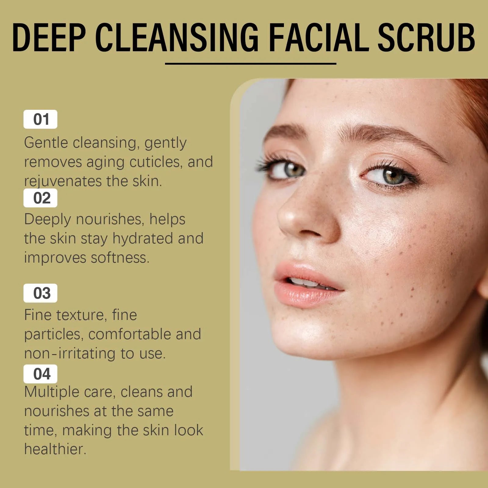 Deep Cleansing Facial Scrub – Pore Refining Exfoliator by Tidesmit Scrubs Treatments Tidesmit
