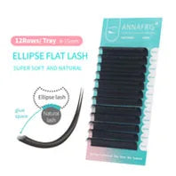 GLAMLASH L/LU/M W Shape Eyelash Extension 3D Premade Volume Fan Lashes W Style YY Lashes Faux Mink Volume Lashes Natural