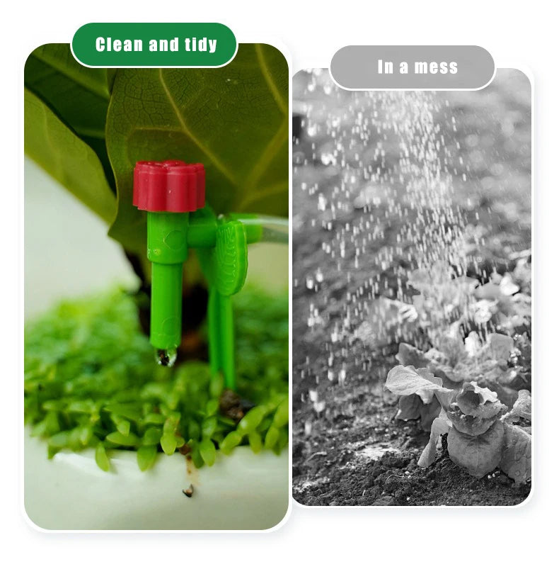 Garden Regulating Drip Irrigation Kit Automatic Watering Device 4/7mm Hose Potted Plants Watering Saving Micro Dripper