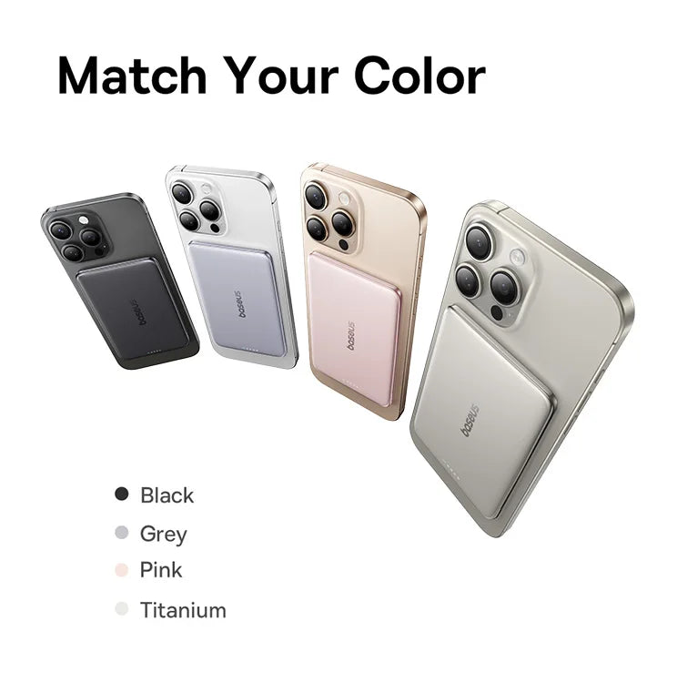 Magnetic Portable Charger 10000mAh - PD Fast Charging Power Bank Tidesmit
