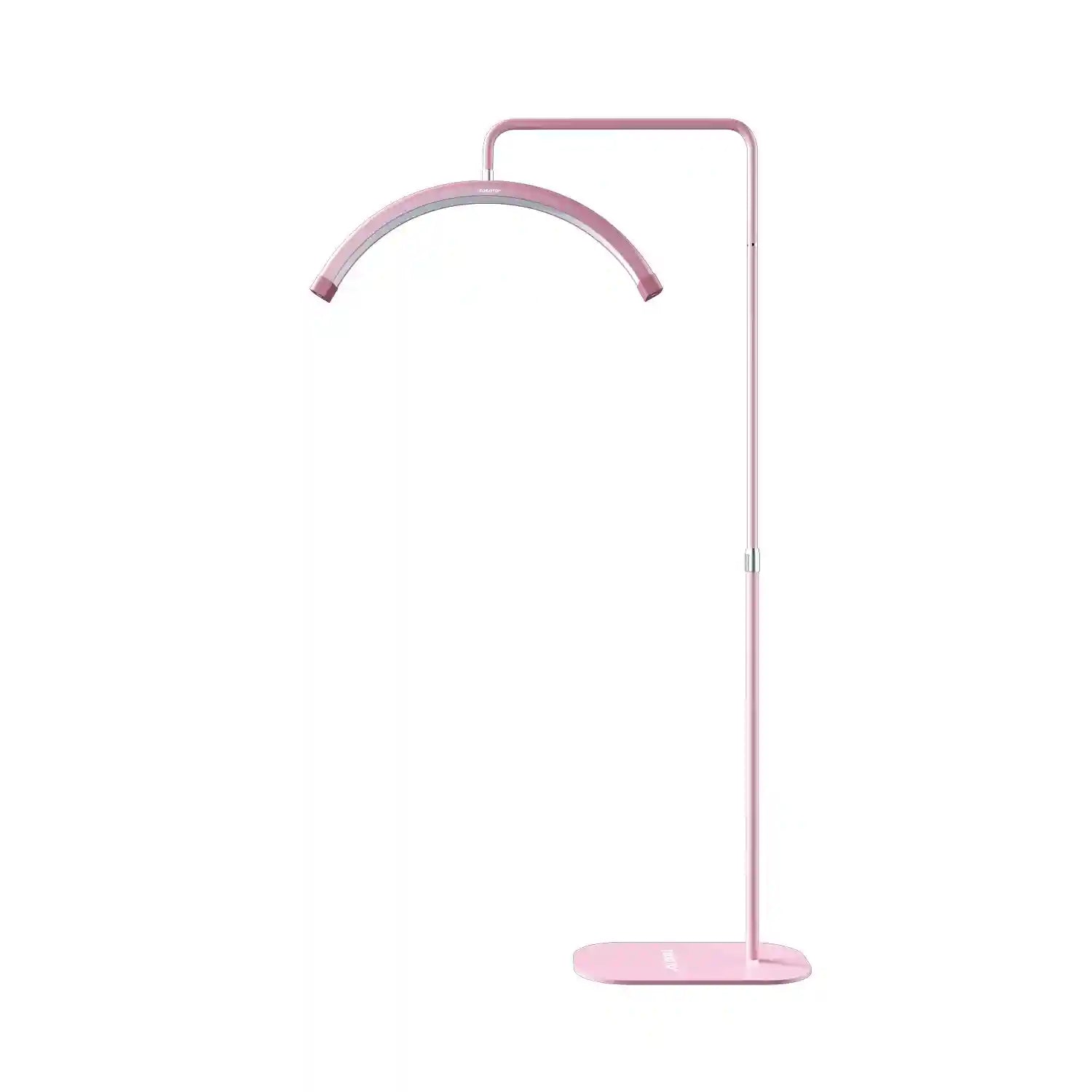 LED Half Moon Lash Light with Floor Stand | Professional Salon Lighting Pink Tidesmit