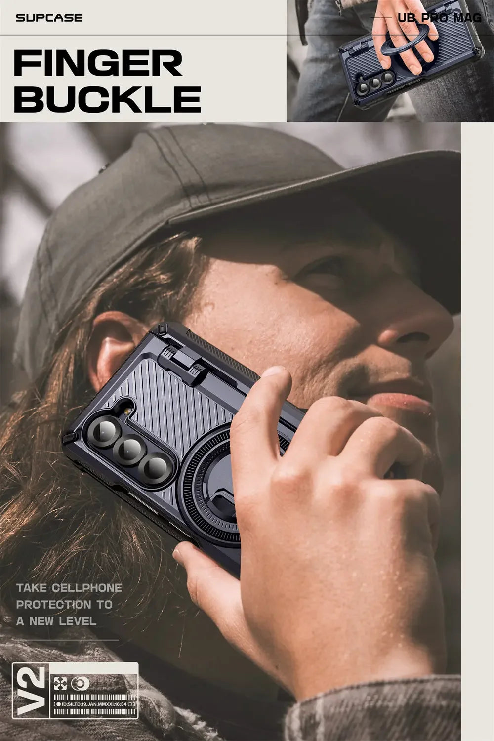 Samsung Galaxy Z Fold 6 Rugged Case with Screen Protector Tidesmit