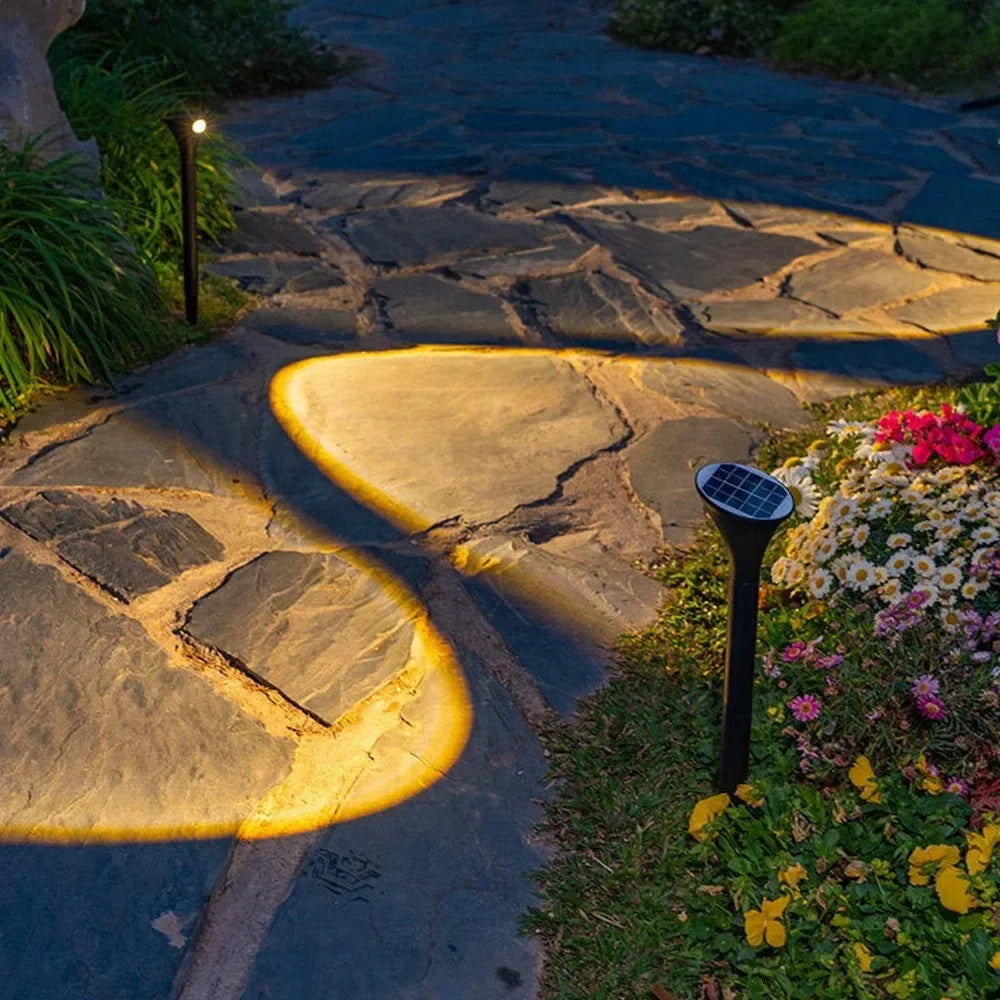 1-4pcs LED Solar Landscape Lights Outdoor IP65 Waterproof Solar Light Solar Garden Spotlight for Yard Lawn Walkway Courtyard