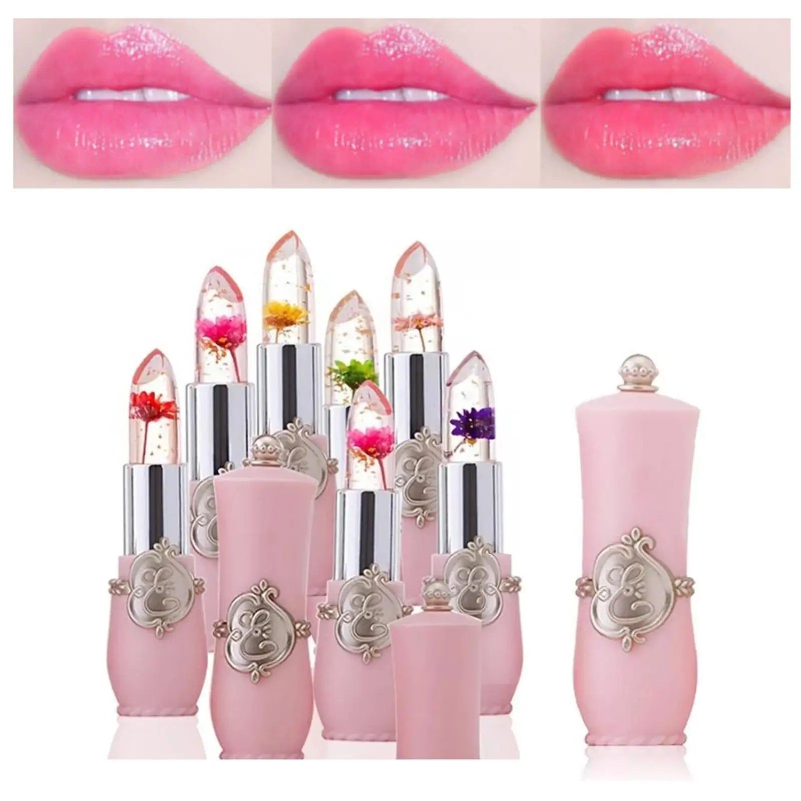 Moisturizing Flower Lip Gloss - Cruelty-Free Jelly Tint by Tidesmit Lip Care Tidesmit