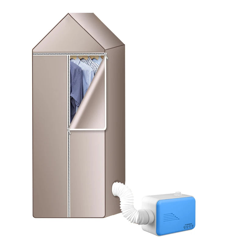 Tidesmit portable clothes dryer and shoes warmer machine with drying bag for laundry and pet mite removal 110/220V
