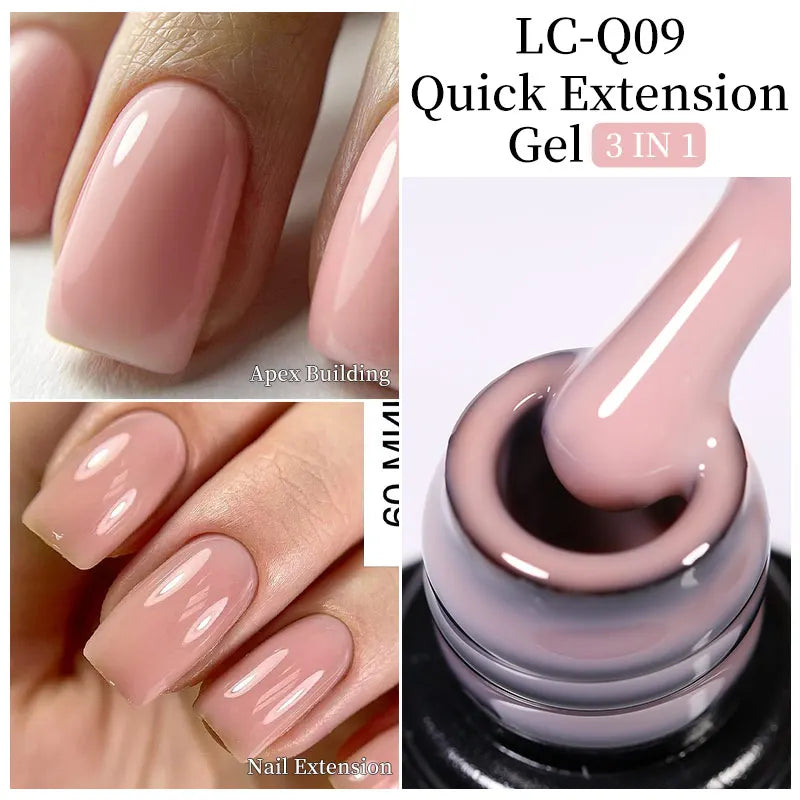Extension Gel Nail Polish Jelly Soak Off Kit for Permanent Makeup Artists Permanent Makeup Machines LC-Q09 Tidesmit
