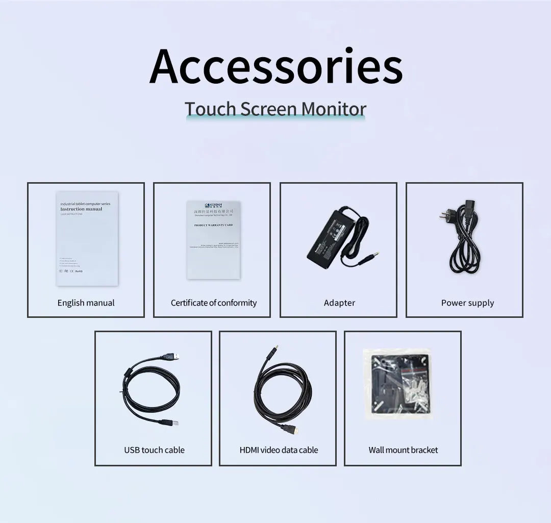 15.6 inch Industrial Capacitive Touch Panel PC Win 8G 128G IP65 Screen Waterproof With WIFI Bluetooth RJ45 RS232 USB