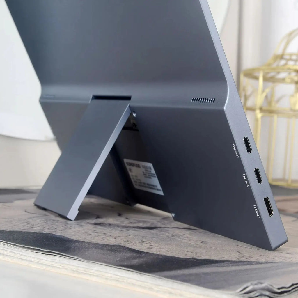KUNGFUGO A14S Portable Monitor 14" 3K Fully Laminated CNC Aluminum Alloy  Single-Cable Expansion Screen