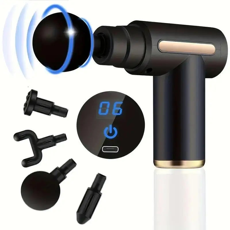 Deep Tissue Massage Gun | 99-Speed Portable Muscle Recovery Device Relaxation Treatment Tidesmit
