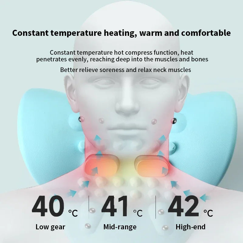 Tidesmit Electric Cervical Massager for Spine Neck and Shoulder Relief Massage Chairs Tidesmit