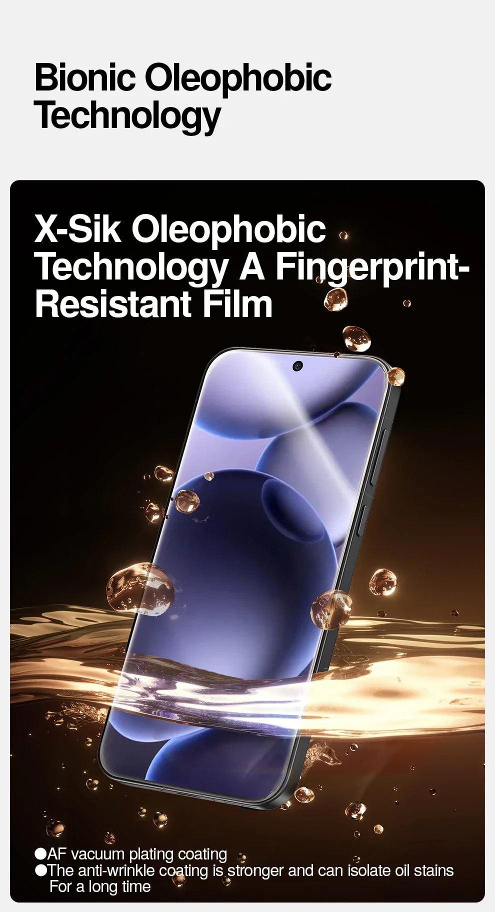 Oppo Find X8 Pro Tempered Glass Screen Protector with Dust-Free Kit Tidesmit