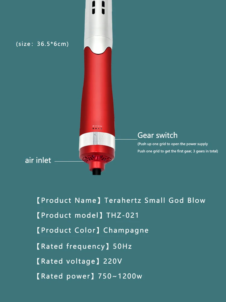 Terahertz Therapy Blower 7.0 Plus | EU Plug Home Wellness Tool Relaxation Treatment Tidesmit