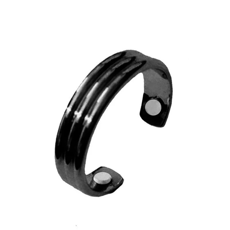 Anti Snoring Acupressure Ring - Adjustable Natural Sleep Aid Tidesmit 2 Texture Black Tidesmit