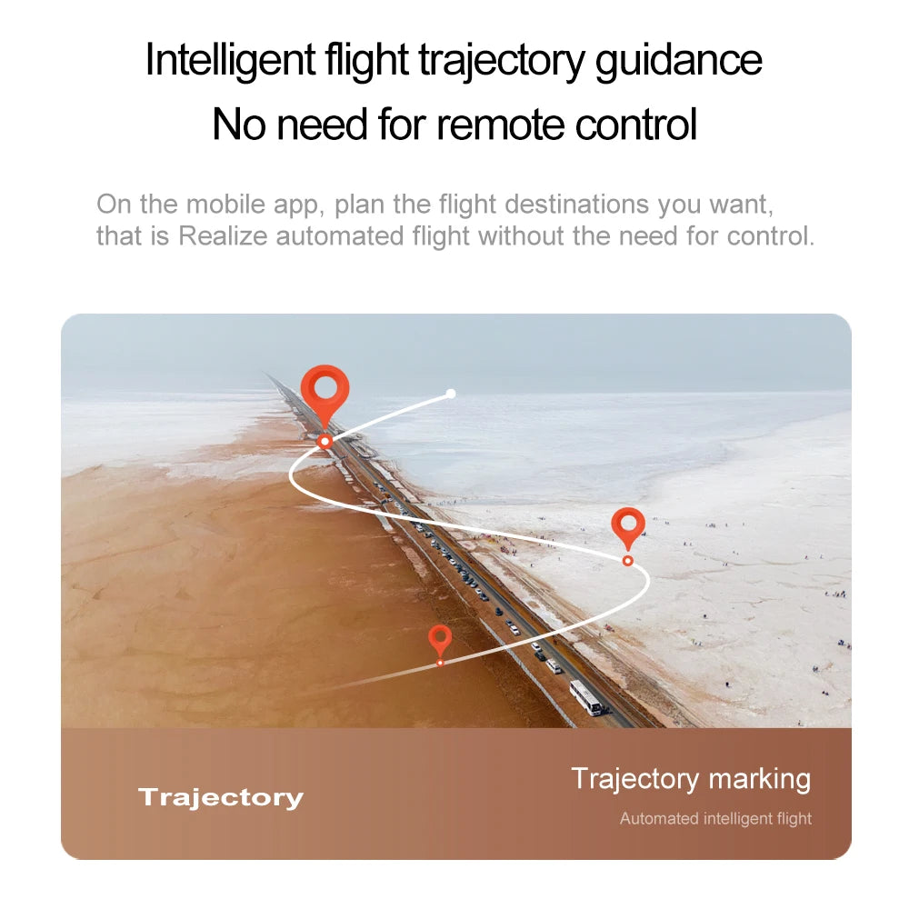 4K Camera Drone with Screen Remote & Triple Battery - M66-1 Tidesmit