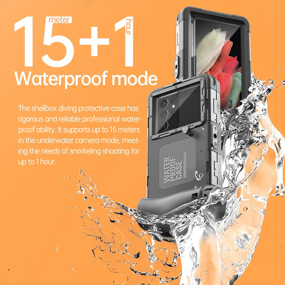 Universal IP68 Waterproof Phone Case - Military-Grade Underwater Shield Tidesmit