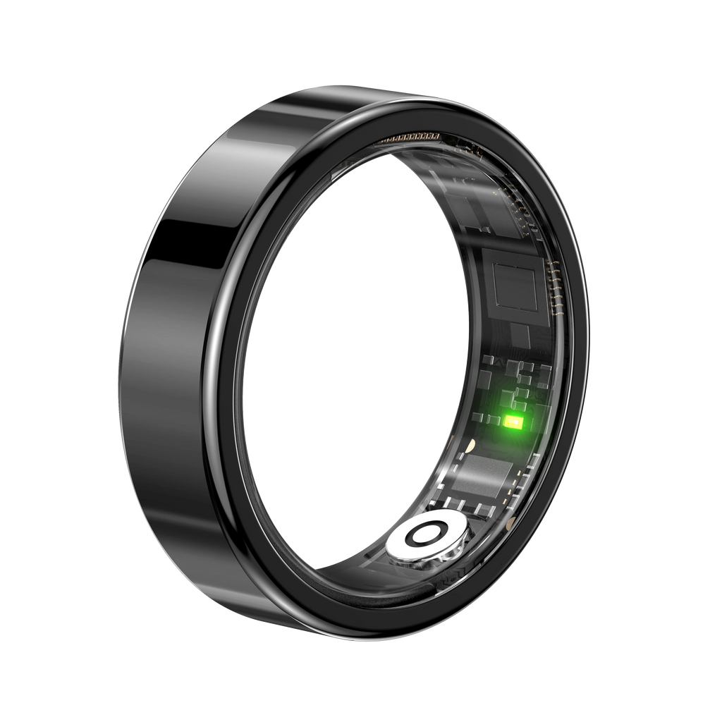 Women Men Fashion Smart Ring Fitness Tracker Health Sleep Monitor Blood Pressure Heart Rate Oxygen Monitor for Running, hiking