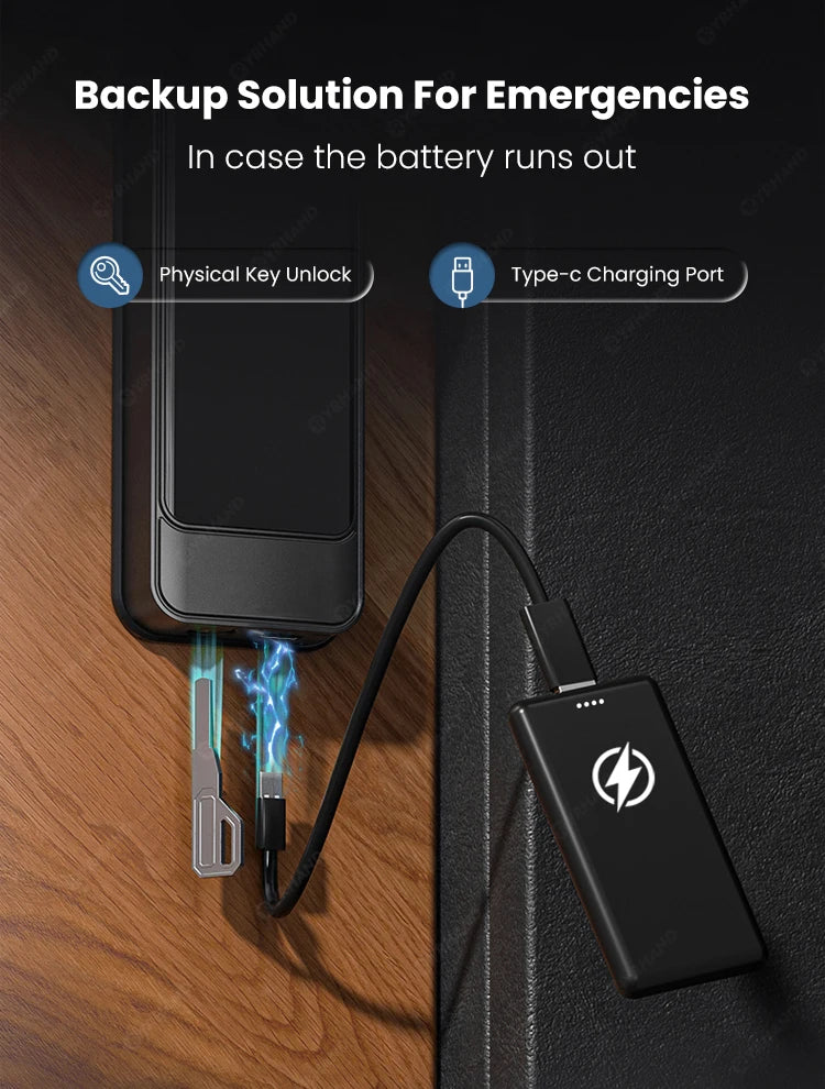 3D Face Recognition Digital Door Camera Fingerprint cerradura inteligente Electronic Smart Door Lock For Home