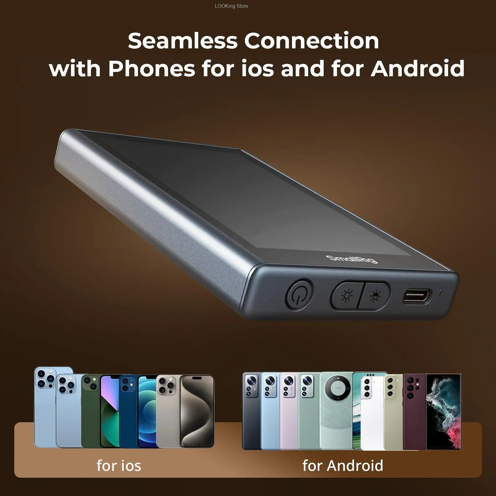 Magnetic Smartphone Selfie Monitor for Rear Camera Content - Kit 4851 Tidesmit