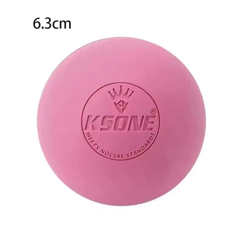 Massage Lacrosse Ball for Deep Tissue Relief and Muscle Recovery Relaxation Treatment 1pink Tidesmit