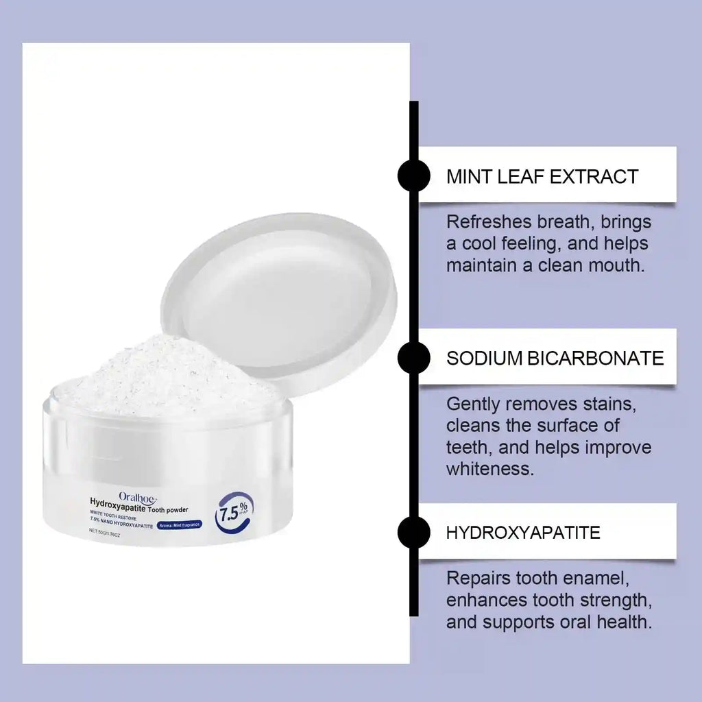 Tidesmit natural teeth whitening powder for deep cleaning and daily fresh breath