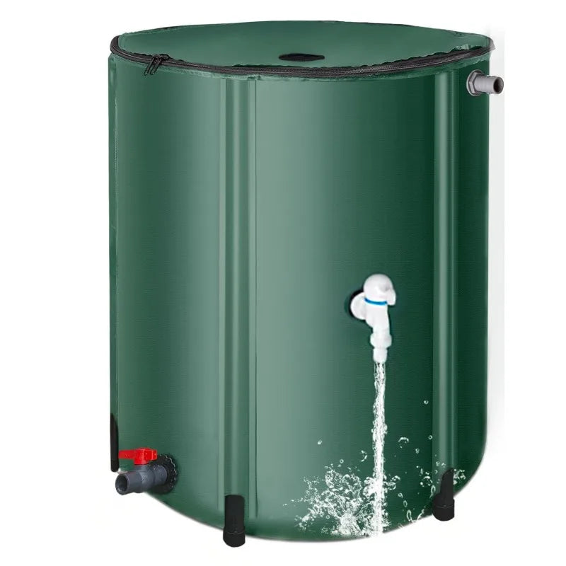 50L-1000L Rain Water Recovery Storage Tank Garden Irrigation Water Bucket Collapsible Rain Barrel Rainwater Collection Container