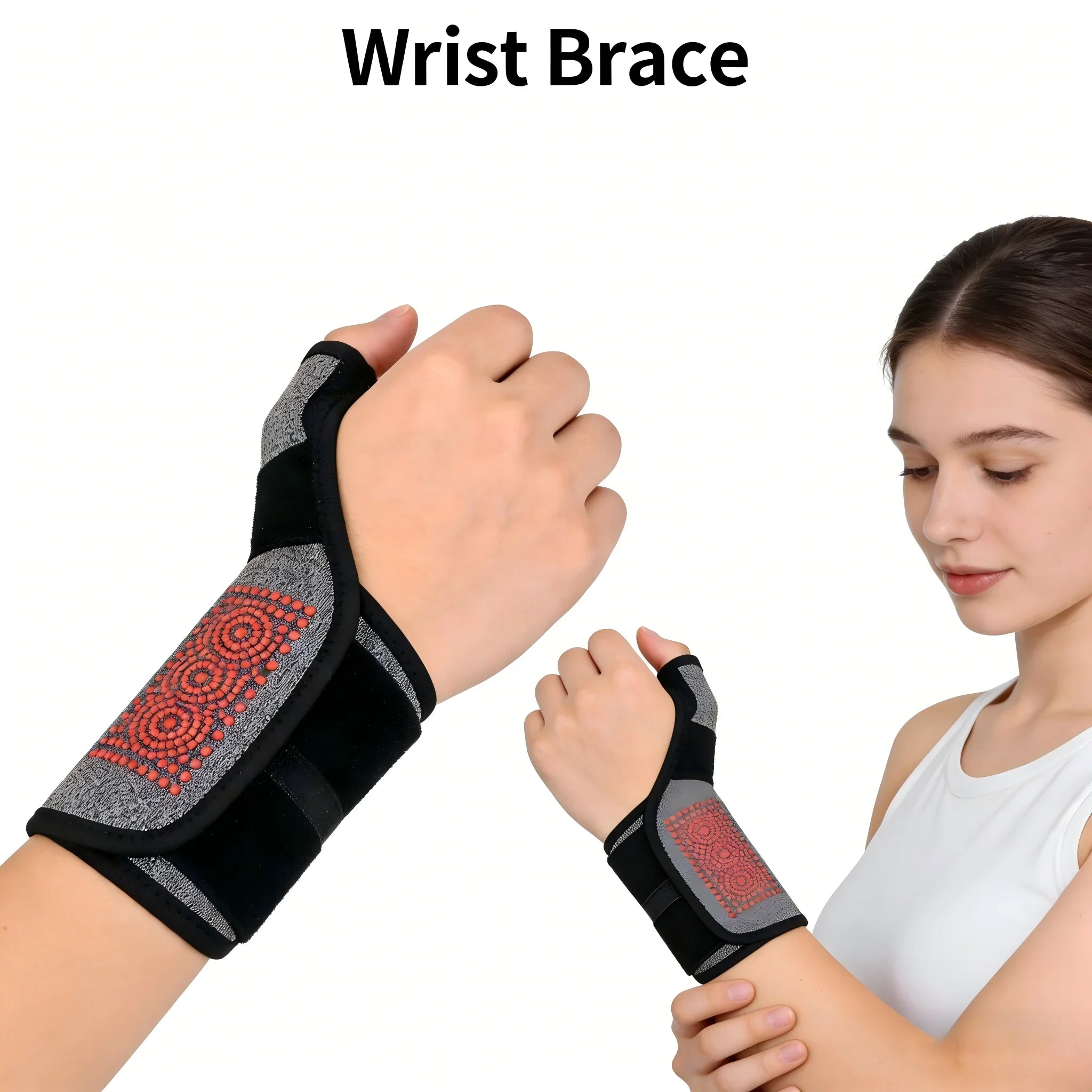 Adjustable Compression Wrist Support Brace Breathable & Comfortable Wrist Brace for Daily Wear Wrist Brace with Adjustable Strap