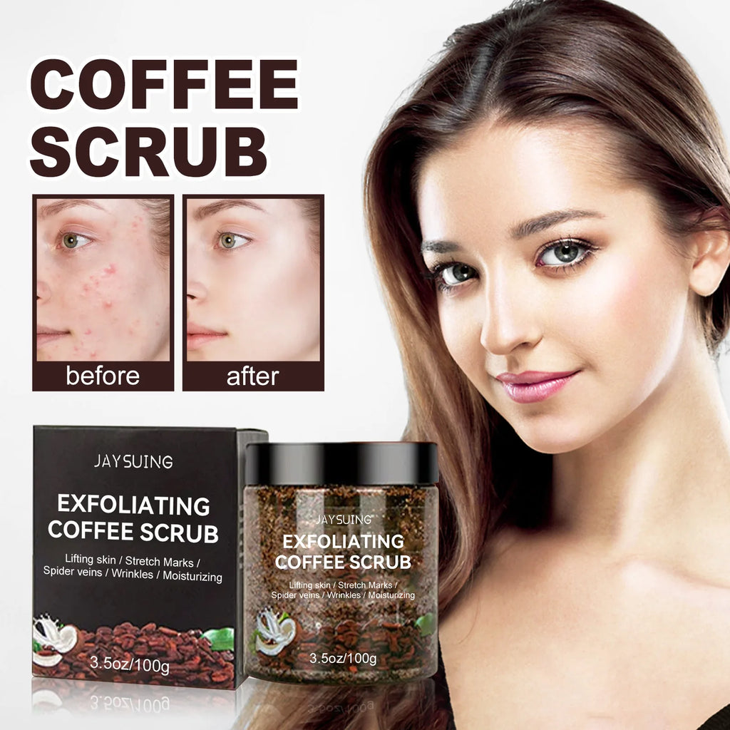 Coffee Body Scrub for Dark Spot Removal - Natural Exfoliant 200g Scrubs Treatments Tidesmit