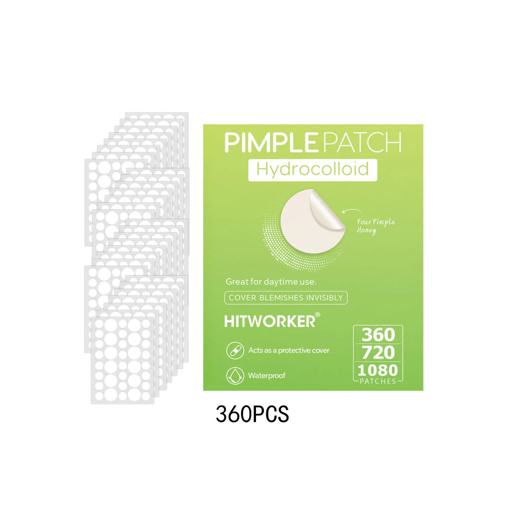 Tidesmit hydrocolloid acne patch for invisible, waterproof facial cleansing and spot treatment, image 13 of 15.