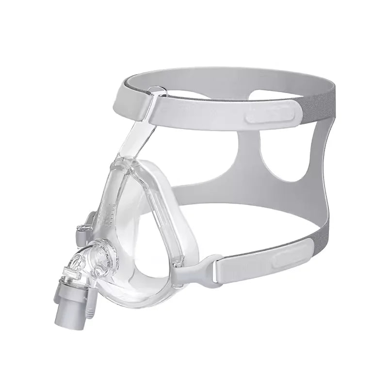 CPAP Full Face Mask with Medical Silicon Cushions for Auto BiPAP CPAP Machine Mouth Nasal Mask for Sleep Apnea Anti Snoring