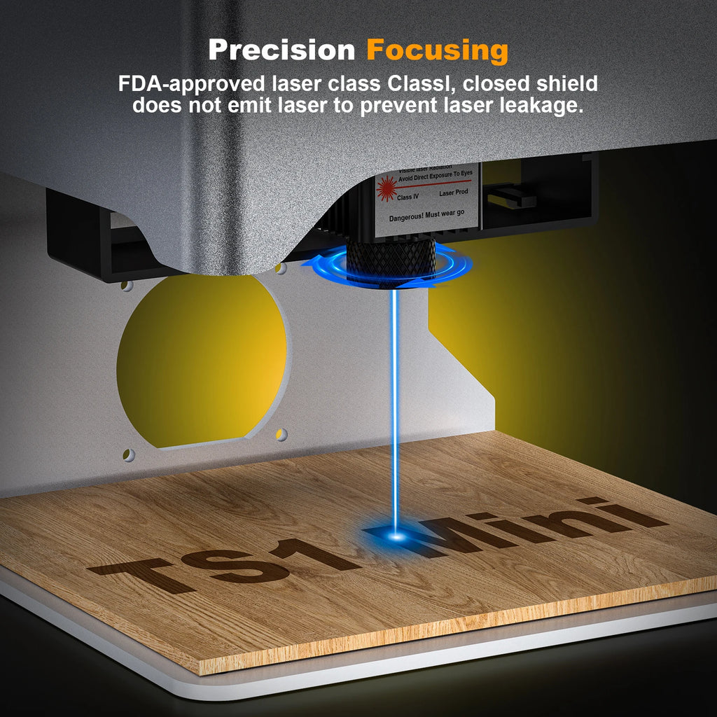 Twotrees TS1 Laser Engraver 3000mw Bluetooth Upgrade Version Mini Laser Engraving Marking Machine Mark Woodworking Machines