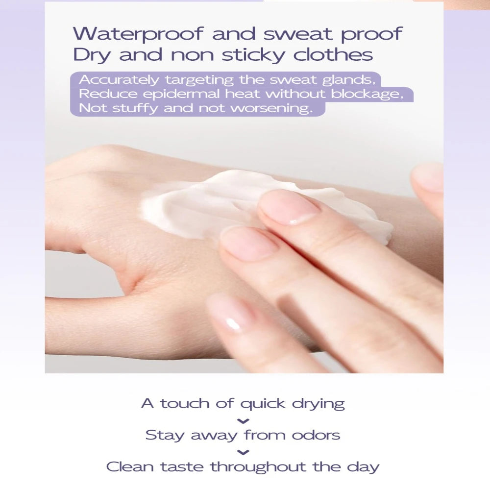 Tidesmit underarm antiperspirant deodorant cream for all-day sweat control and effective odor prevention.