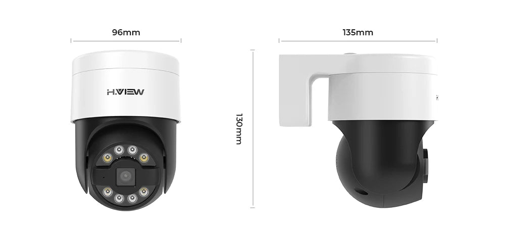 H.view 8Ch 4K 5MP 8MP Cctv Security Camera System Ptz Home Video Surveillance Kit Outdoor Ip Camera Humanoid Detection