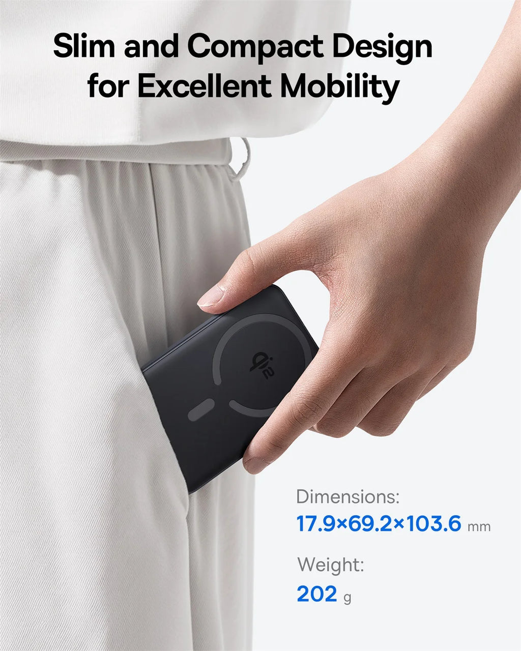 Magnetic Power Bank 10000mAh 15W Wireless Charger for iPhone 16 Tidesmit