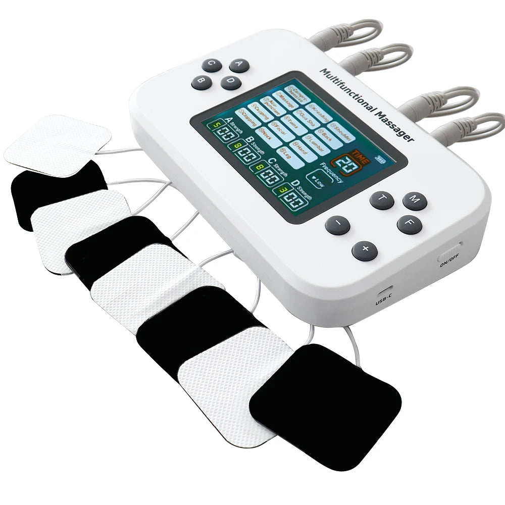 Electric Muscle Stimulator & TENS Pulse Massager - Tidesmit Body Shaping Massage Equipment Tidesmit