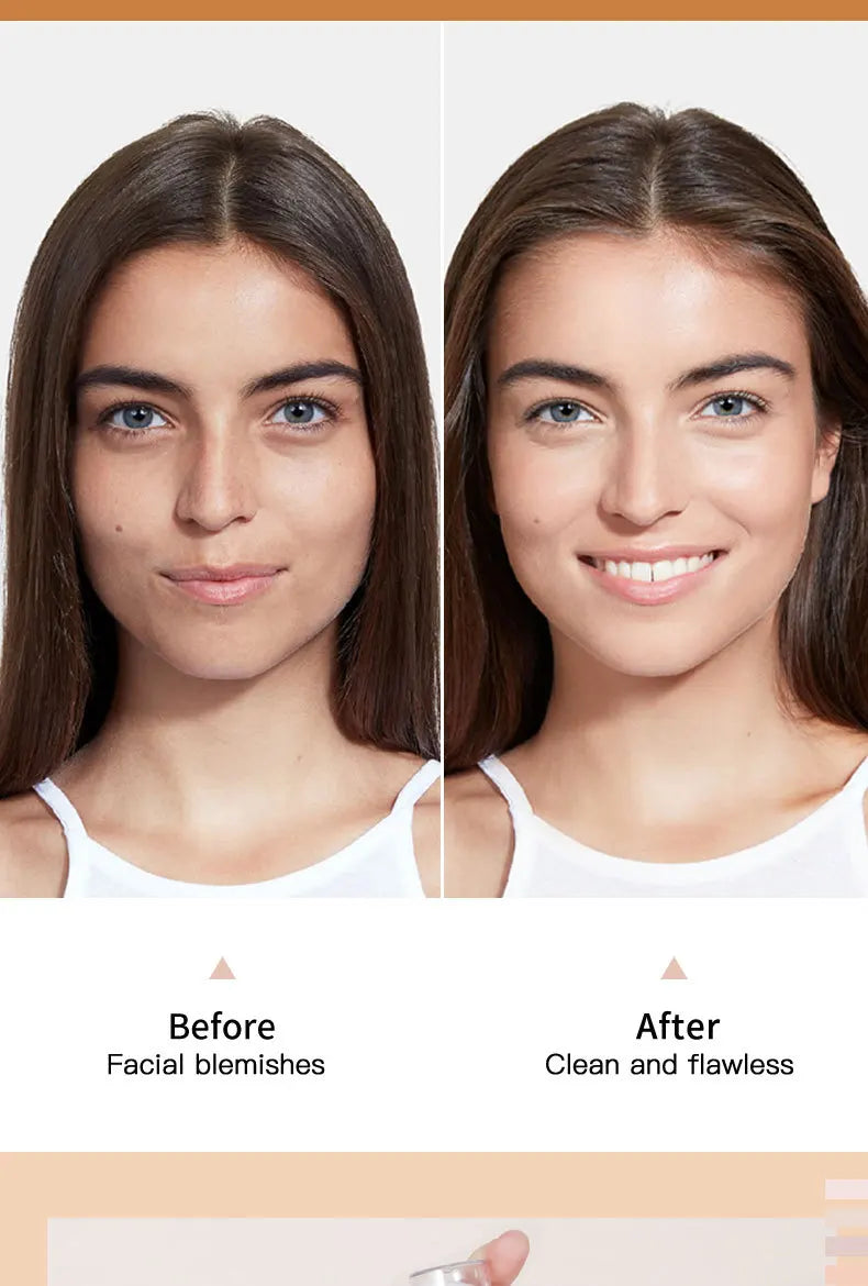 Tidesmit 12 color liquid foundation texture close-up showing lightweight moisturizing formula and high coverage