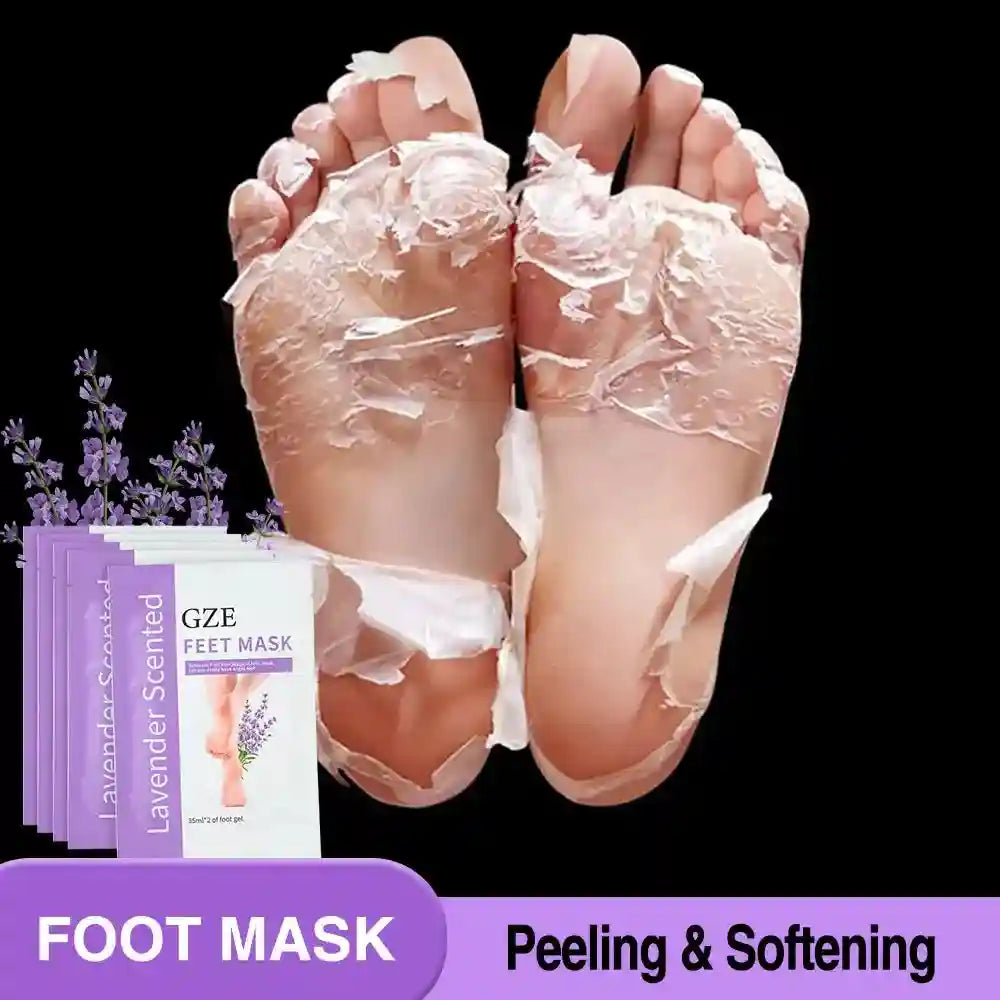 Foot Peel Mask - Professional Exfoliating Treatment for Cracked Heels Scrubs Treatments GZE007 Tidesmit