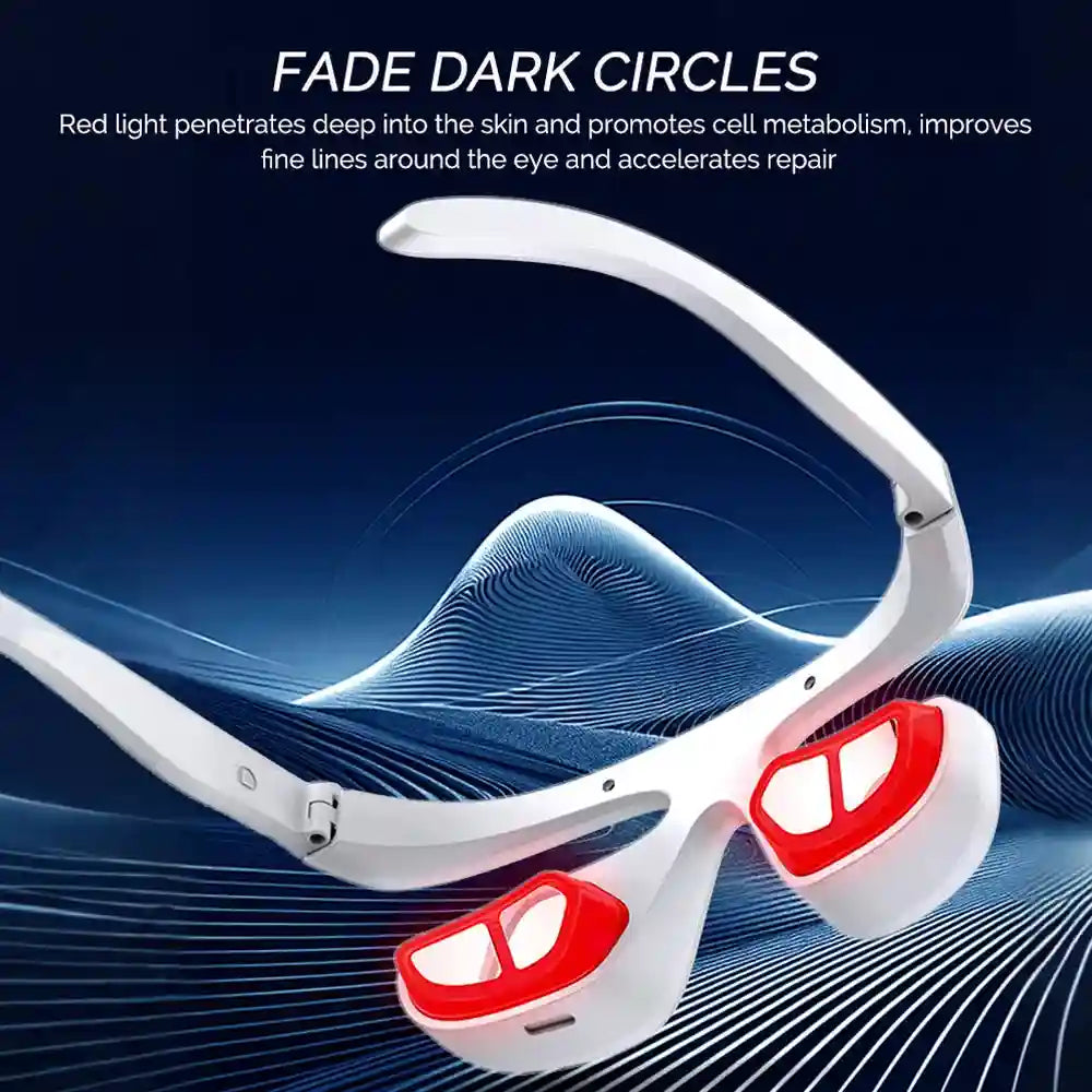 Electric Eye Massager with Red Light Therapy - White | Tidesmit Eye Massage Instrument Tidesmit