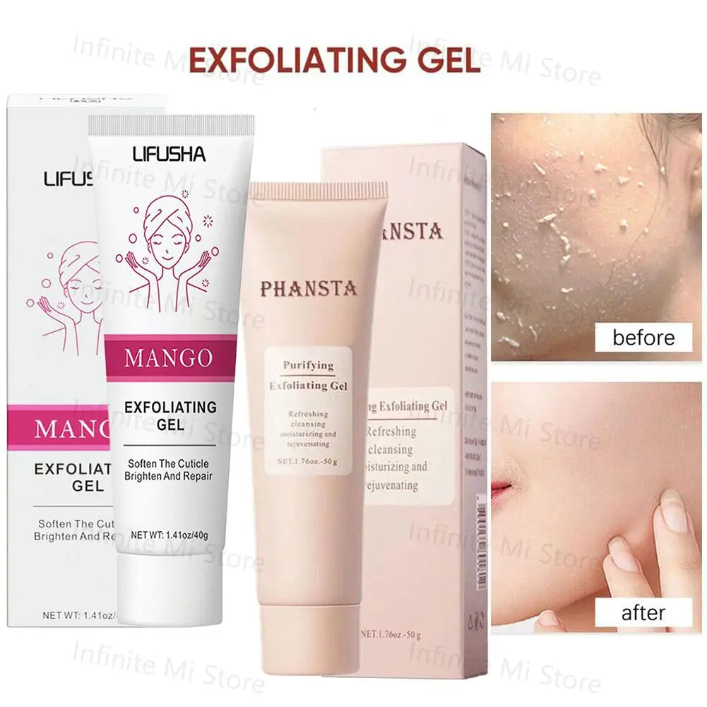Face Exfoliating Gel for Deep Pore Cleansing and Oil Control - 50g Scrubs Treatments Tidesmit