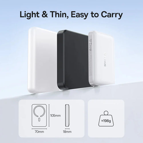 Magnetic 10000mAh Fast Charging Power Bank - PD 30W Travel Battery Tidesmit