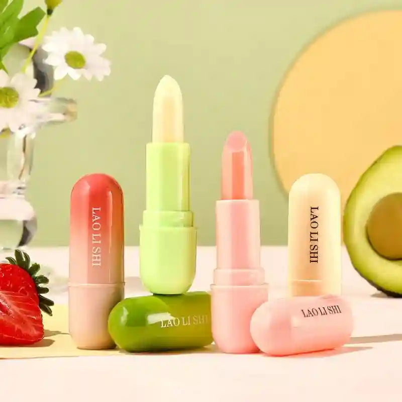 Moisturizing Lip Balm Set - 4 Nourishing Fruit Scents, 3.5g Each Lip Care Tidesmit